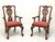 SOLD - MAITLAND SMITH Mahogany Georgian Ball Claw Dining Armchairs - Pair