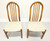 SOLD - SKOVBY Danish Modern Teak Dining Side Chairs - Pair B