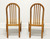 SOLD - SKOVBY Danish Modern Teak Dining Side Chairs - Pair A