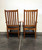 SOLD OUT - Mission Arts & Crafts Craftsman Cherry Arm Chairs with Leather Seats - Set of 2