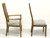 CENTURY Caned Walnut Spanish Style Dining Chairs - Set of 6