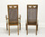 CENTURY Caned Walnut Spanish Style Dining Chairs - Set of 6