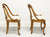 1920's French Art Deco Goosehead Dining Chairs - Pair D