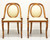 SOLD - 1920's French Art Deco Goosehead Dining Chairs - Pair B