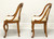 SOLD - 1920's French Art Deco Goosehead Dining Chairs - Pair B