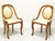 SOLD - 1920's French Art Deco Goosehead Dining Chairs - Pair B