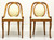SOLD - 1920's French Art Deco Goosehead Dining Chairs - Pair A