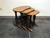 SOLD OUT - HENREDON Folio One Walnut Nesting Tables - Set of 3