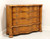 SOLD - CENTURY Golden Mahogany Oversized Transitional Serpentine Dressing Chest - A