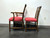 SOLD OUT - English Carved Chippendale Straight Leg Dining Chairs - Set of 8