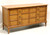 SOLD - HENREDON Sequent Mid Century Burlwood Double Dresser
