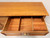 SOLD - HENREDON Sequent Mid Century Burlwood Double Dresser