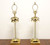 SOLD - FREDERICK COOPER Late 20th Century Palm Tree Table Lamps - Pair