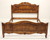 SOLD - ETHAN ALLEN Mid 20th Century Maple French Country Queen Size Bed