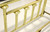 SOLD - WESLEY ALLEN Legacy Collection Tubular Queen Size Brass Bed