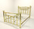 SOLD - WESLEY ALLEN Legacy Collection Tubular Queen Size Brass Bed