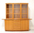 SOLD - SKOVBY Danish Modern Teak & Oak Bowfront China Display Cabinet