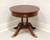 SOLD - Late 20th Century Banded Inlaid Cherry Georgian Round Drum Table
