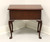 COUNCILL Banded Mahogany Queen Anne Side Table