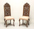 SOLD - Vintage Walnut Renaissance Revival Side Chairs - Pair