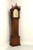 SOLD - Tho Jackson Preston Henry Ford Museum Tiger Maple Grandfather Clock by COLONIAL
