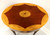 SOLD - KINDEL Irish Georgian Winterthur Inlaid Mahogany Oval Occasional Table