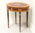 SOLD - KINDEL Irish Georgian Winterthur Inlaid Mahogany Oval Occasional Table