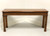 SOLD - HENREDON Flame Mahogany Chinese Chippendale Style Console Sofa Table