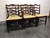 SOLD OUT - GEORGETOWN GALLERIES Solid Mahogany Ladder Back Dining Chairs - Set of 6 