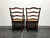 SOLD OUT - GEORGETOWN GALLERIES Solid Mahogany Ladder Back Dining Chairs - Set of 6 