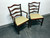 SOLD OUT - GEORGETOWN GALLERIES Solid Mahogany Ladder Back Dining Chairs - Set of 6 