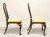 SOLD - HICKORY CHAIR Amber Mahogany Queen Anne Dining Side Chairs - Pair B