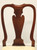SOLD - HICKORY CHAIR Amber Mahogany Queen Anne Dining Side Chairs - Pair A