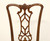 SOLD - DREXEL HERITAGE Mahogany Chippendale Straight Leg Dining Side Chairs - Pair B