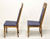 BURLINGTON HOUSE Oak Spanish Revival Dining Side Chairs - Pair B