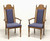 BURLINGTON HOUSE Oak Spanish Revival Dining Armchairs - Pair