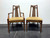 SOLD - WHITE OF MEBANE Mid Century Modern Walnut & Cane Dining Chairs - Set of 6