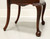 MAITLAND SMITH Mahogany Chippendale Ball in Claw Dining Side Chairs - Pair D