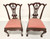 SOLD - MAITLAND SMITH Mahogany Chippendale Ball in Claw Dining Side Chairs - Pair D