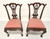 MAITLAND SMITH Mahogany Chippendale Ball in Claw Dining Side Chairs - Pair D