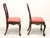 SOLD - MAITLAND SMITH Mahogany Chippendale Ball in Claw Dining Side Chairs - Pair C