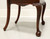 MAITLAND SMITH Mahogany Chippendale Ball in Claw Dining Side Chairs - Pair C