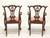 SOLD - MAITLAND SMITH Mahogany Chippendale Ball in Claw Dining Armchairs - Pair