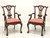 SOLD - MAITLAND SMITH Mahogany Chippendale Ball in Claw Dining Armchairs - Pair