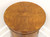 SOLD - Mid 20th Century Burl Elm Round Cabinet Accent Table