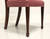 SOLD - KINDEL Mahogany Georgian Hepplewhite Shield Dining Side Chairs - Pair