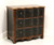SOLD - HOOKER Asian Chinoiserie Banded Parquetry Bachelor Chest