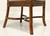 SOLD - Faux Bamboo Rattan Asian Influenced Dining Side Chairs - Pair B