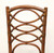 SOLD - Faux Bamboo Rattan Asian Influenced Dining Side Chairs - Pair A