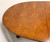 SOLD - TOMLINSON 1960's Neoclassical Banded Mahogany Oval Dining Table